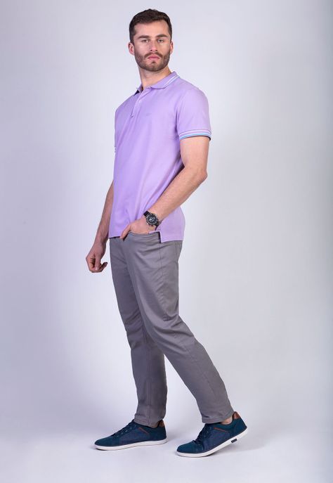 POLERA OXFORD LAVENDER-2