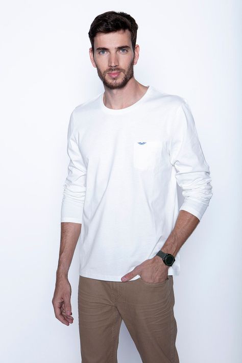 Polera Básica Ml White-0