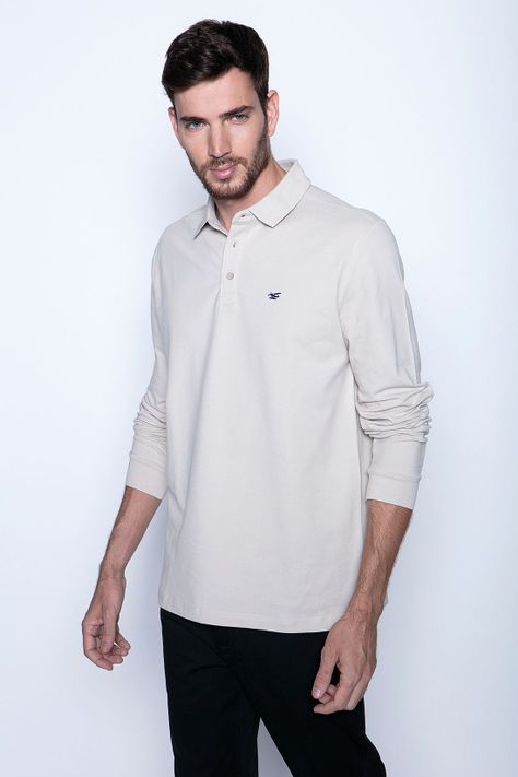 Polera Polo Ml Sand-0