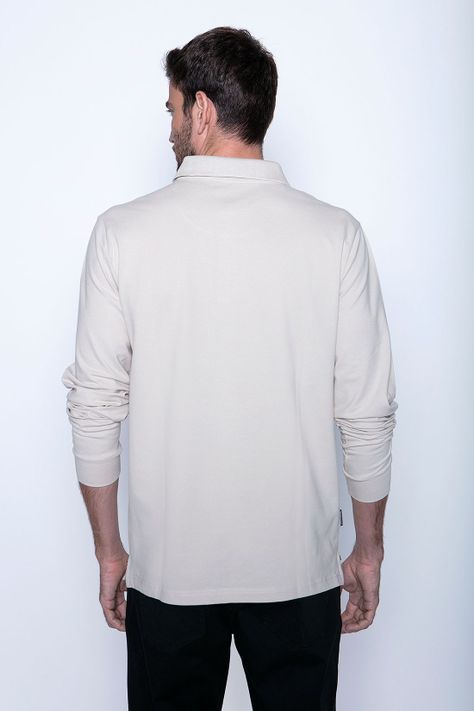 Polera Polo Ml Sand-1
