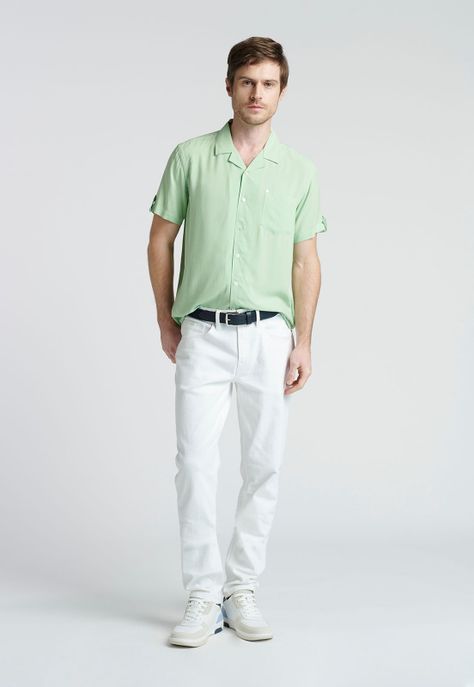 Camisa Knowlsey Mint-1