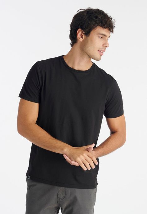 Polera Tres Cruces Casual Black-0
