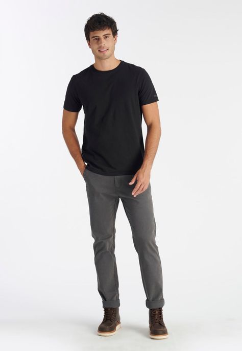 Polera Tres Cruces Casual Black-1