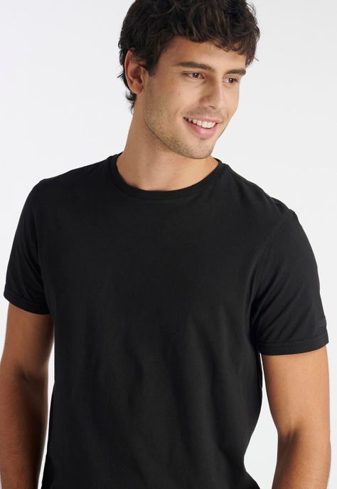 Polera Tres Cruces Casual Black-2