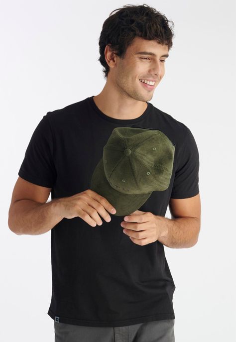 Polera Tres Cruces Casual Black-4