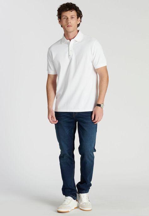 Polera Polo Roma Heritage White-1