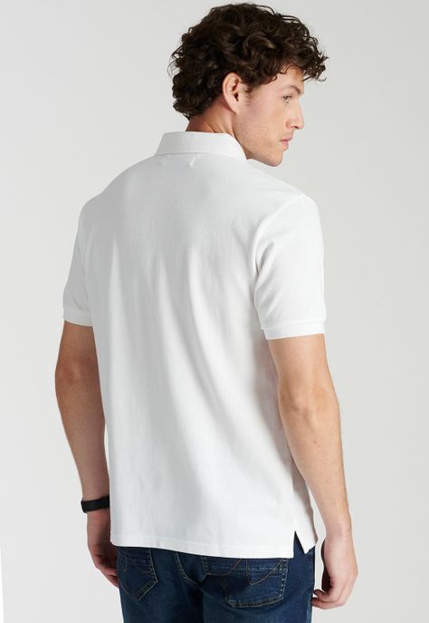 Polera Polo Roma Heritage White-3