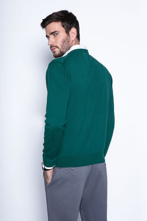 Sweater Smart Casual L/S Green-1
