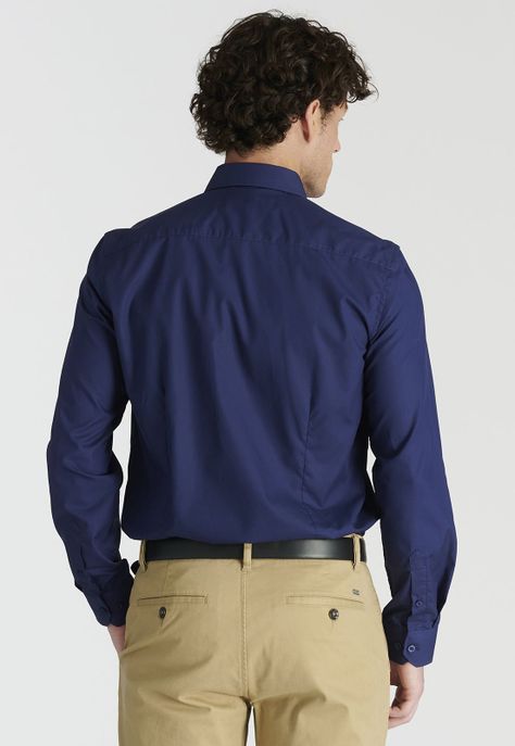Camisa Oscar Business Navy-3