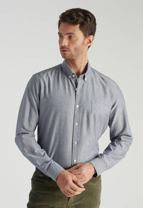 Camisa Exeter Heritage Navy-4