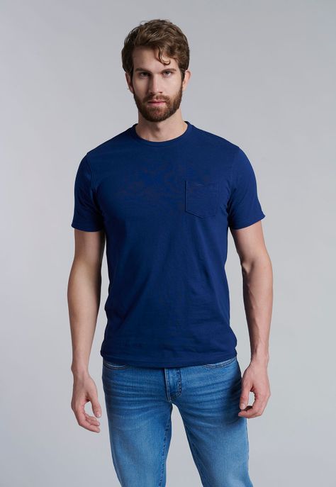 Polera Bolsillo Houston Navy-0