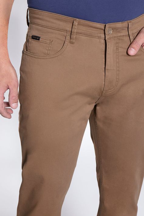 Pantalón Five Pocket Camel-2