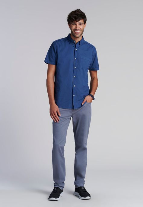 Camisa Garment Dyed Fj Indigo-1