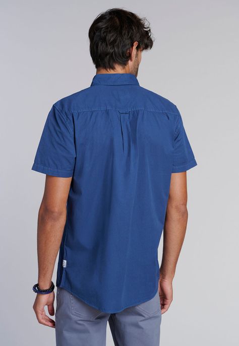 Camisa Garment Dyed Fj Indigo-3