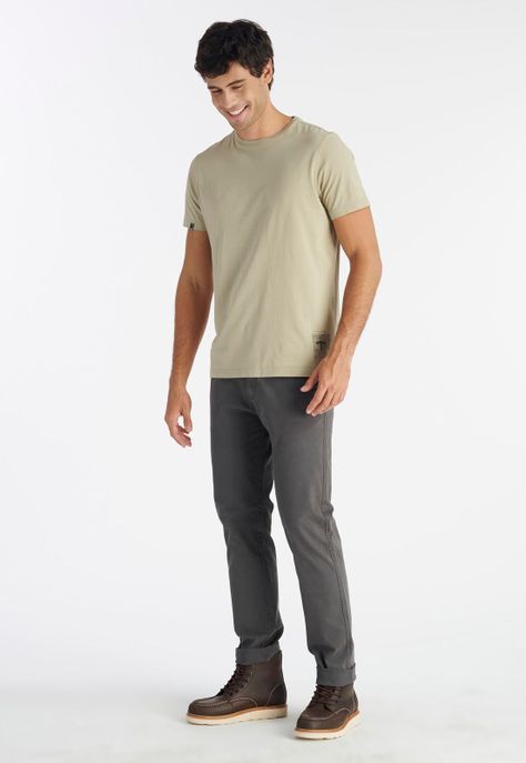 Polera Geo Casual Sand-1