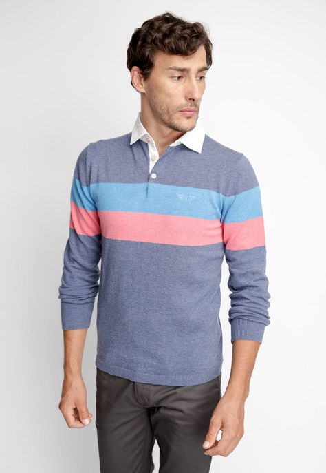 Polera Polo Tennessee Blue Melange-0
