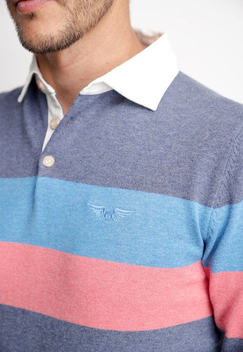 Polera Polo Tennessee Blue Melange-2