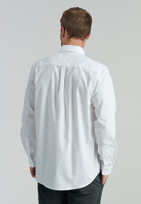 Camisa Smart Casual Oxford Sc White-3