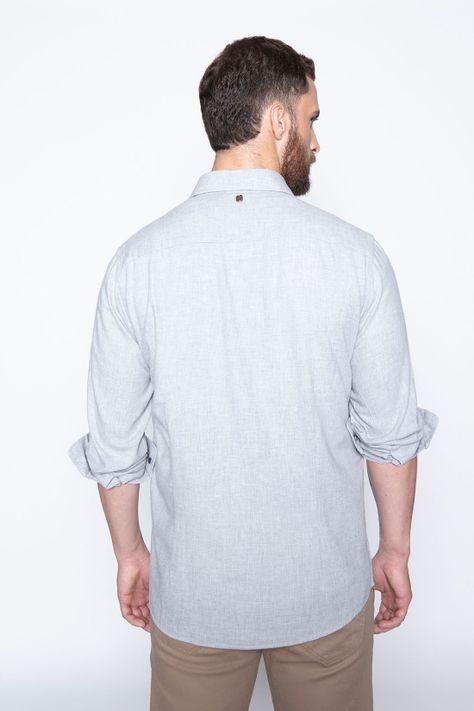 Camisa Sport F Grey Melange-1