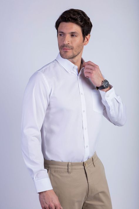 Camisa Smart Casual Oxford-0