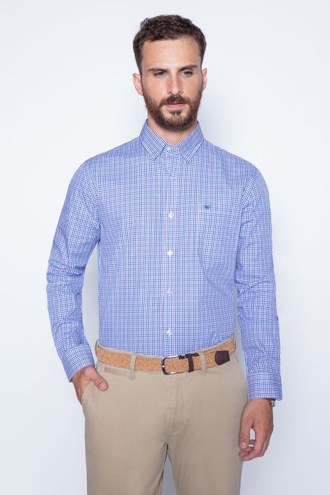 Camisa Cuadro Dublin Sm Purple-0