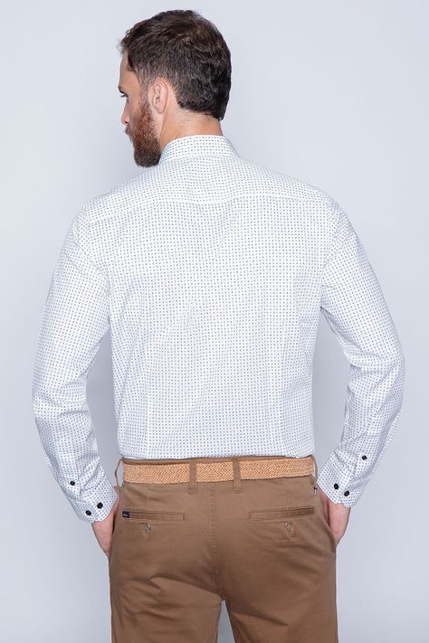Camisa Estampada Parma Sm Navy-1