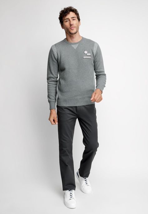 Sweater Oregon Grey Melange-3