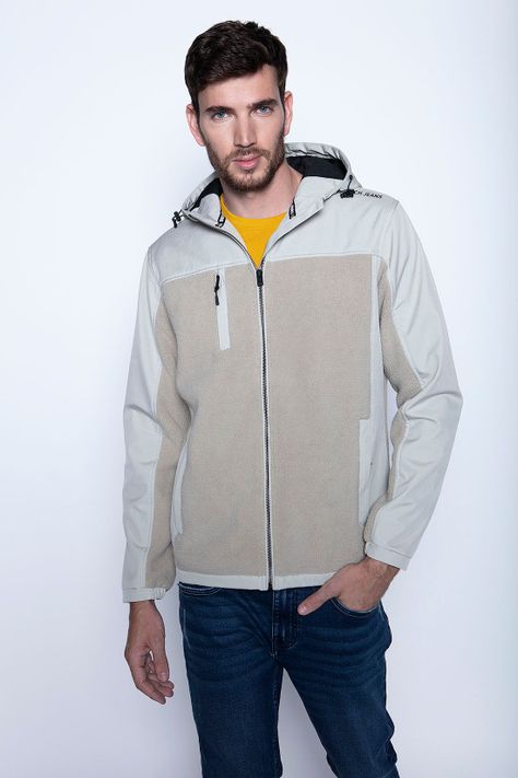 Polerón Soft Shell Portladn Sand-0