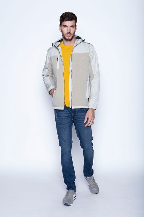 Polerón Soft Shell Portladn Sand-3