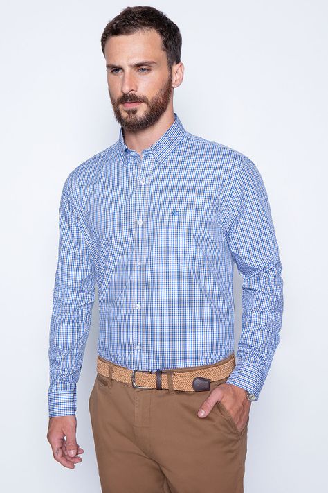 Camisa Cuadro Dublin Sm Sand-0