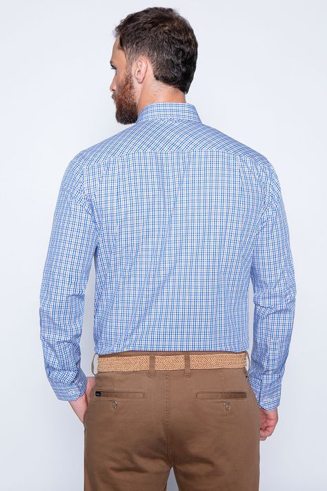 Camisa Cuadro Dublin Sm Sand-1