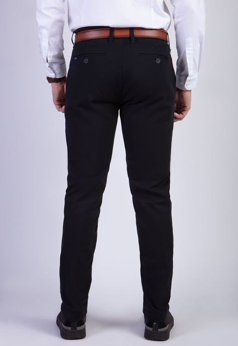 Pantalón Twill Black Slim L/33-1