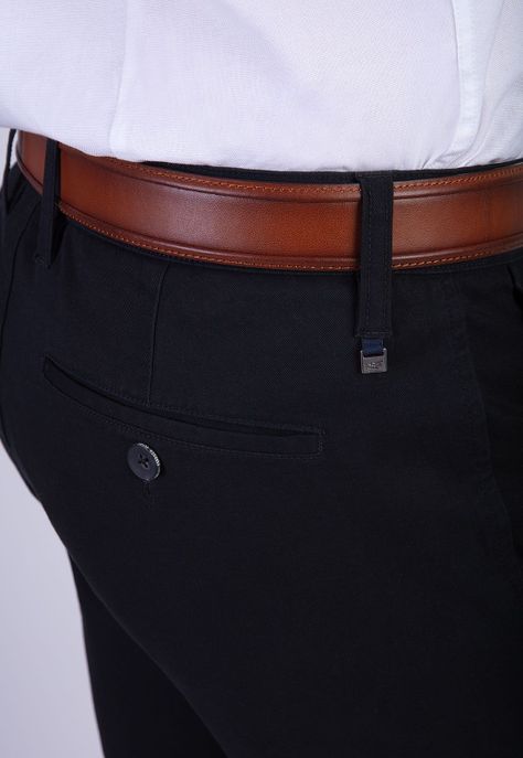Pantalón Twill Black Slim L/33-3