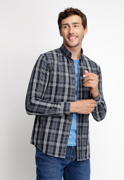Camisa Checkered Marine Fj Marine-0