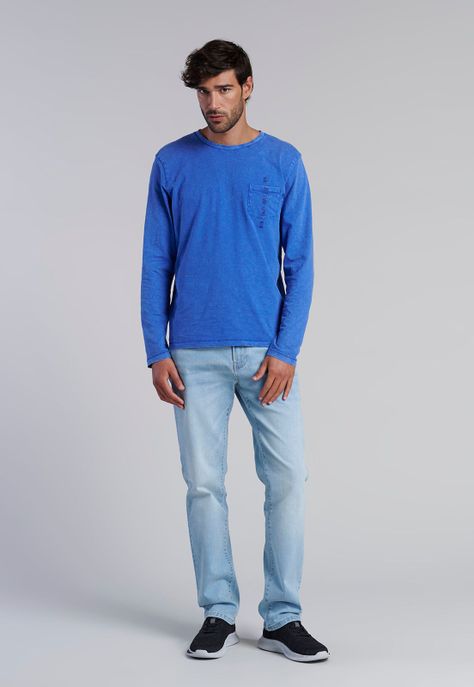 Polera Ml Proceso Fresno Blue-1