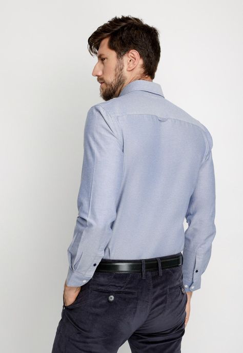 Camisa Oxford Sport F Navy-1