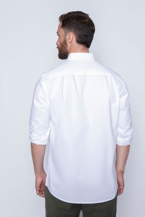 Camisa Garment Dyed Sport Fj White-1