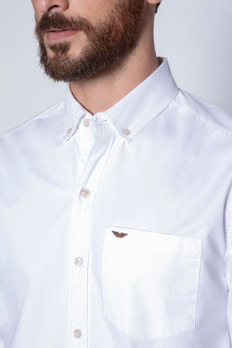 Camisa Garment Dyed Sport Fj White-4