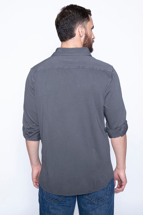 Camisa Jersey Garment Dyed F Metal-1