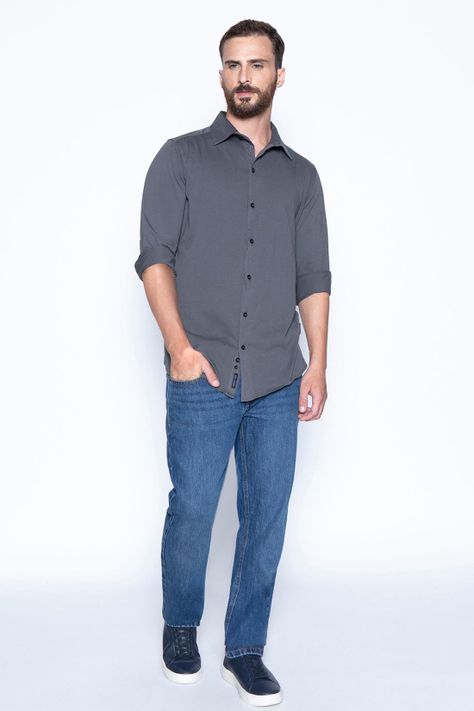 Camisa Jersey Garment Dyed F Metal-3
