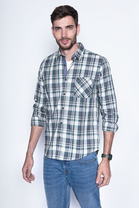 Camisa Check California Fj Green-0