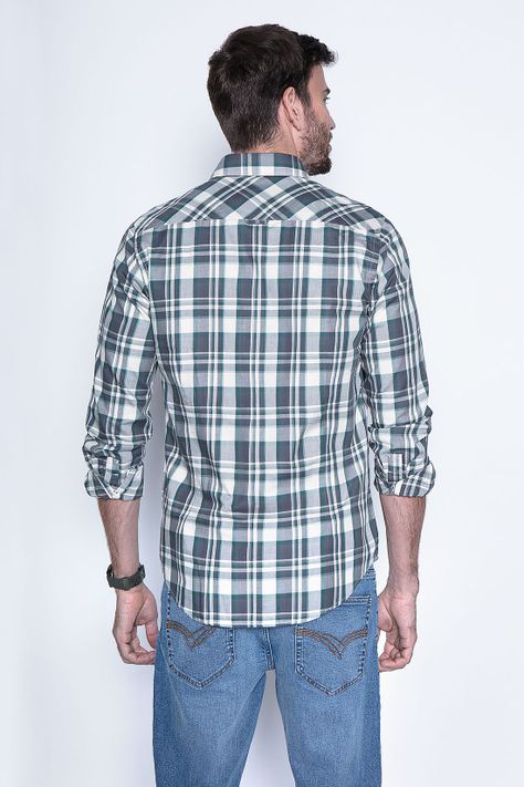 Camisa Check California Fj Green-1