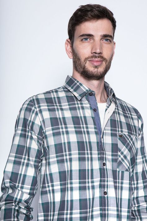 Camisa Check California Fj Green-2