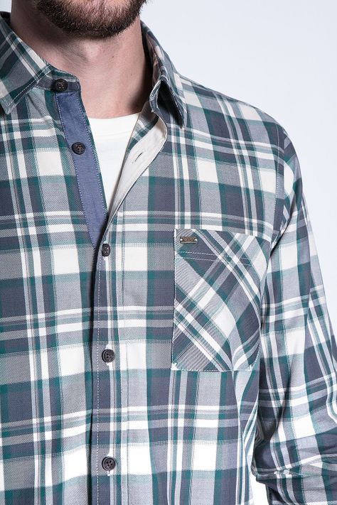 Camisa Check California Fj Green-4