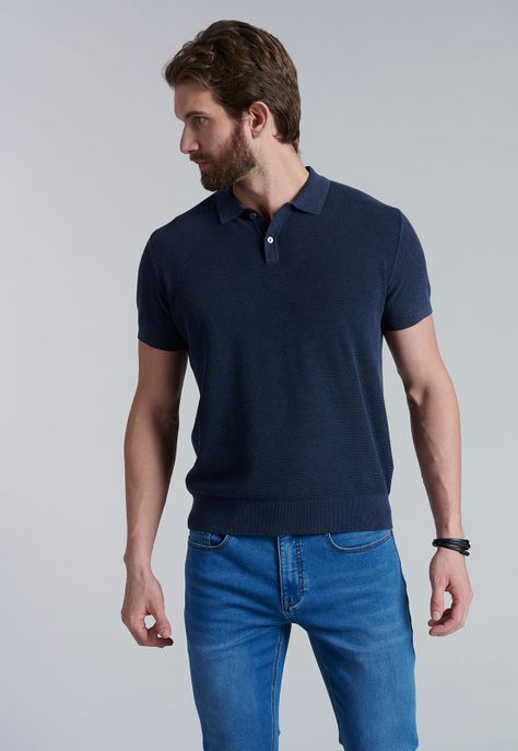 Polera Tejida Austin Navy-0