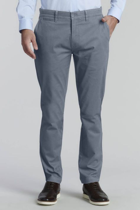Pantalón Twill Slim /33 Business Metal-0