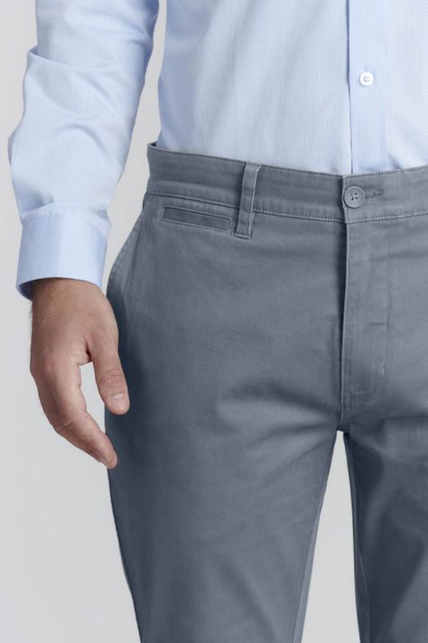 Pantalón Twill Slim /33 Business Metal-2