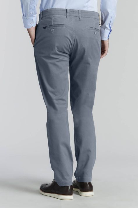 Pantalón Twill Slim /33 Business Metal-3
