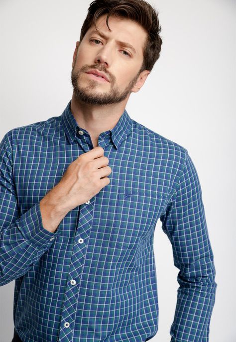 Camisa Checkered Dakota F Green-2