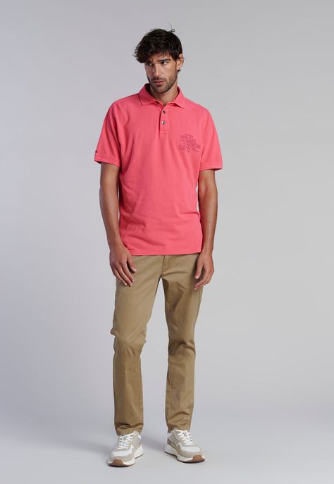 Polera Polo Boston Coral-1
